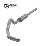 Diamond Eye KIT 4in CB SGL AL: 2004.5-2007.5 DODGE CUMMINS 600 Diamond Eye Performance Catback  AXOPROS