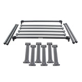 Go Rhino 19-21 Jeep Gladiator XRS Overland Xtreme Rack - Box 1 (Req. gor5950000T-02) Go Rhino Truck Bed Rack  AXOPROS