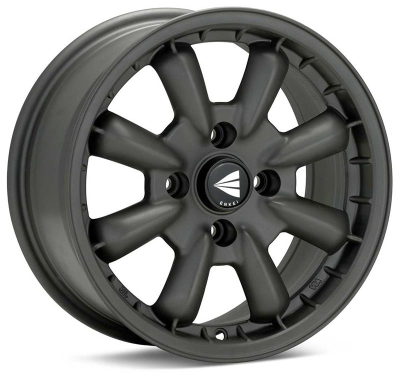 Enkei Compe 15x5.5 17mm Offset 4x130 Bolt Pattern 87mm Bore Dia Matte Gunmetal Wheel Enkei Wheels - Cast  AXOPROS