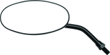 BikeMaster Adjustable Oval Mirror 10mm - Each - Black BikeMaster Side Mirrors  AXOPROS