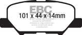 EBC 14+ Mazda 3 2.0 (Mexico Build) Yellowstuff Rear Brake Pads EBC Brake Pads - Performance  AXOPROS