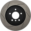 StopTech Power Slot 06 BMW 330 Series / 07-09 335 Series Rear Right Slotted Rotor Stoptech Brake Rotors - Slotted  AXOPROS
