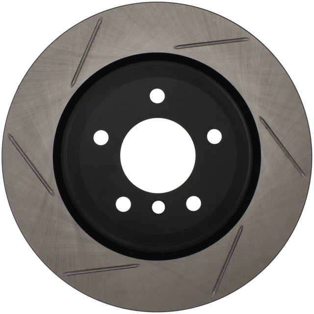 StopTech Power Slot 06 BMW 330 Series / 07-09 335 Series Rear Right Slotted Rotor Stoptech Brake Rotors - Slotted  AXOPROS