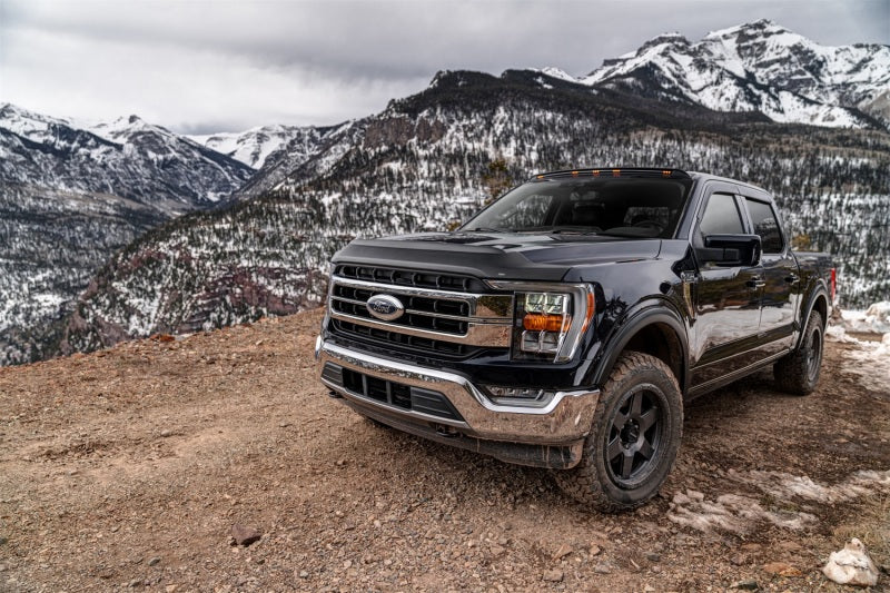 Husky Liners Husky Liners 21-25 Ford F-150 (Excl. 21-25 Trmr/Raptor & Excl. 24-25 Plat/KR) Aeroskin II - Tex. Blk Hood Deflectors aftermarket performance part