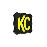 KC HiLiTES FLEX ERA 1 Single Light Cover ONLY (Black/Yellow KC Logo) KC HiLiTES Light Accessories and Wiring  AXOPROS