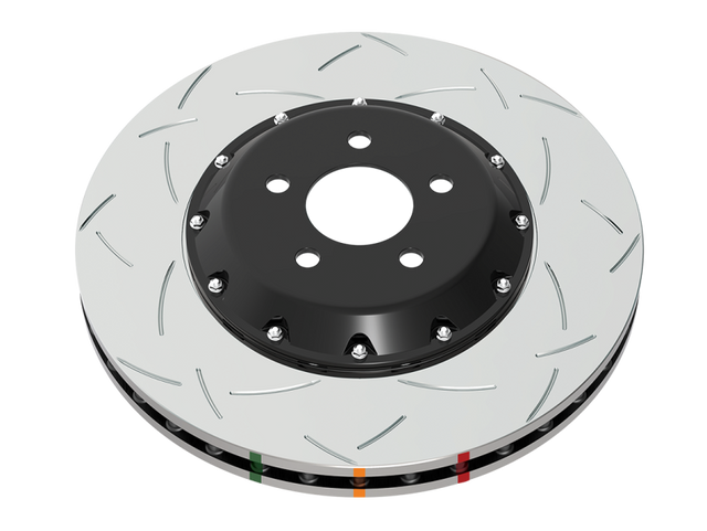DBA 11-17 Jeep Grand Cherokee Trackhawk (6.2L V8) 5000 Series T3 Slotted KP Brake Rotor - w/Nas Nuts DBA Brake Rotors - 2 Piece  AXOPROS