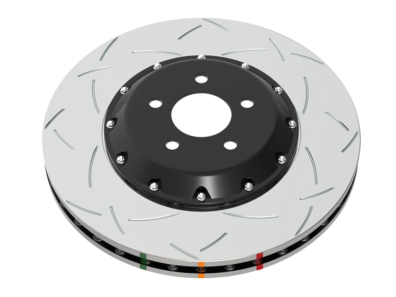 DBA DBA 19+ Chevrolet Camaro ZL1 (w/ NAS Nuts) 5000 Series T3 Slotted KP Brake Rotor Brake Rotors - 2 Piece aftermarket performance part