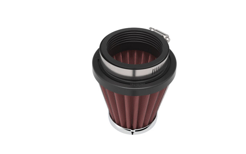 K&N Universal Chrome Filter 1 15/16 inch FLG / 3 inch Base / 2 inch Top / 3 inch Height K&N Engineering Air Filters - Universal Fit  AXOPROS