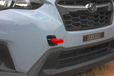 PERRIN 22-25 Subaru WRX / 18-23 Crosstrek / 20-25 OBXT / 17-23 Impreza Tow Hook Kit (Front) - Red Perrin Performance Tow Hooks  AXOPROS