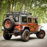 Rugged Ridge Hurricane Flat Fender Flare Kit 07-18 Jeep Wrangler Rugged Ridge Fender Flares  AXOPROS