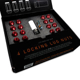Mishimoto Aluminum Locking Lug Nuts M12x1.5 20pc Set Black Mishimoto Lug Nuts  AXOPROS