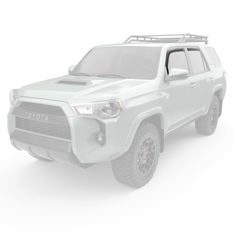 EGR 10+ Toyota 4Runner In-Channel Window Visors - Set of 4 (575221) EGR Wind Deflectors  AXOPROS