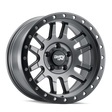 Dirty Life 9309 Canyon Pro 17x9/5x127 BP/-12mm Offset/71.5mm Hub Satin Graphite Wheel - Beadlock Dirty Life Wheels - Cast  AXOPROS