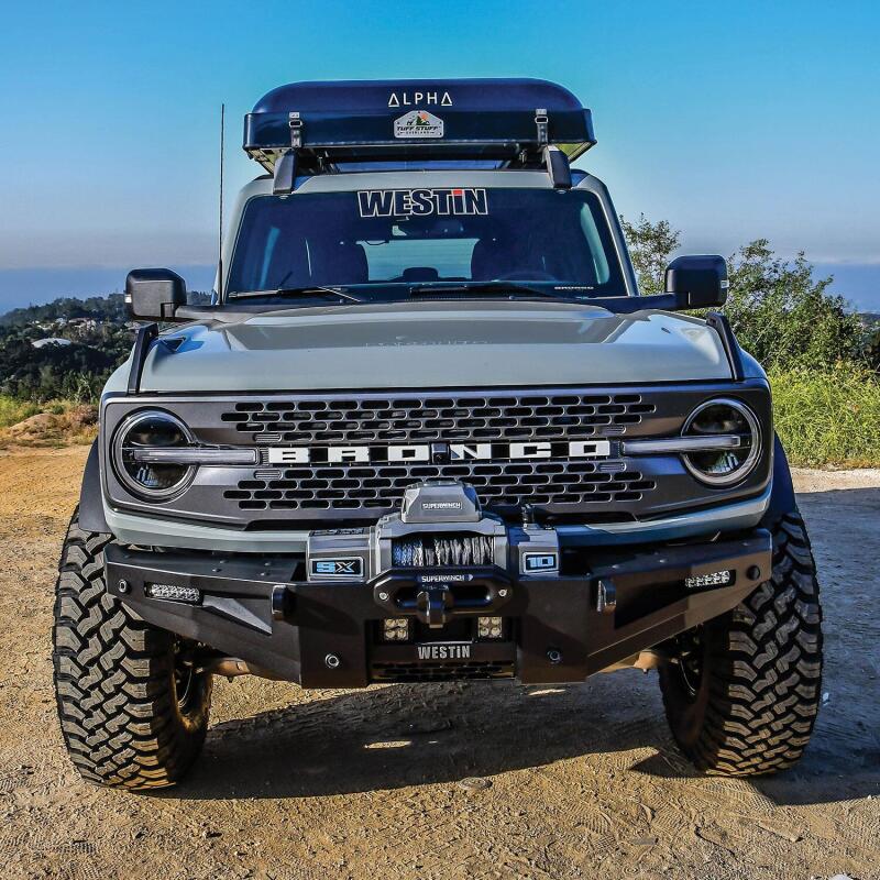 Westin 21-23 Ford Bronco(w/sensors excl. Bronco Sport) XTS Bumper - Textured Black Westin Bumpers - Steel  AXOPROS