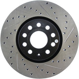 StopTech Slotted & Drilled Sport Brake Rotor Stoptech Brake Rotors - Slot & Drilled  AXOPROS