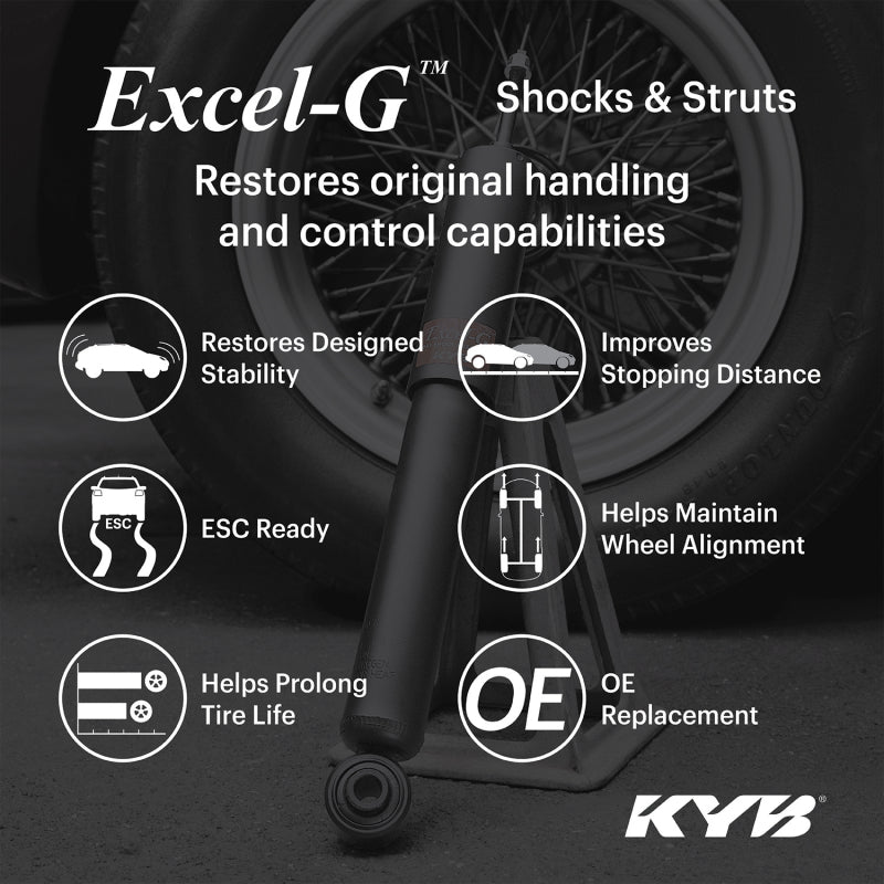 KYB Shocks & Struts Excel-G Rear AMC American 1958-68 AMC AMX 1968-74 AMC Javelin 1968-74 AMC Ramble KYB Shocks and Struts  AXOPROS