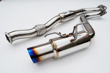 Invidia 08+ WRX Hatch 76mm REGULAR Titanium Tip Cat-back Exhaust Invidia Catback  AXOPROS