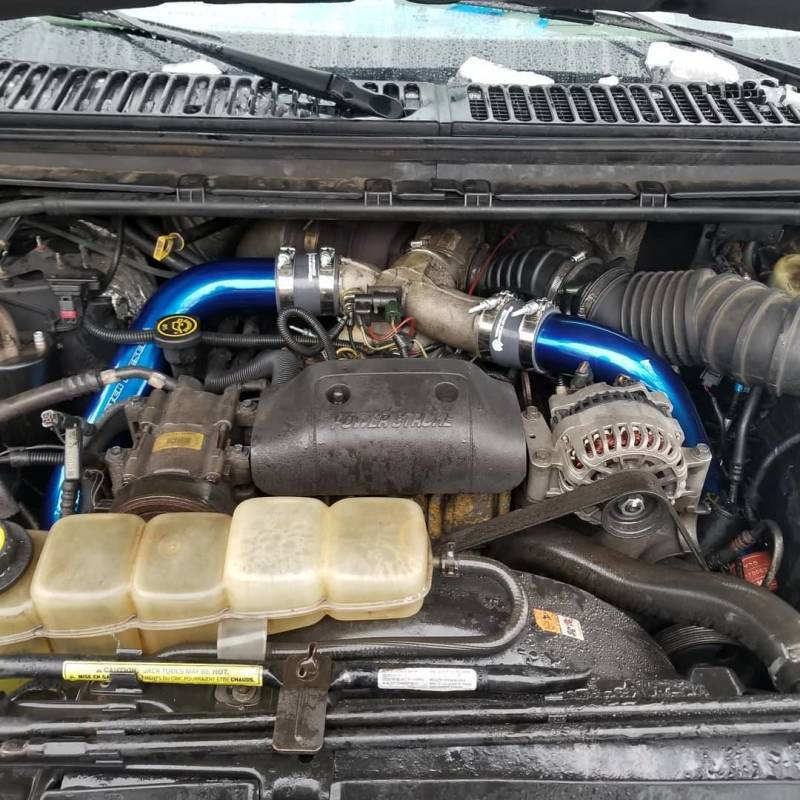 Sinister Diesel 99.5-03 Ford 7.3L Powerstroke Intercooler Charge Pipe Kit Sinister Diesel Intercooler Pipe Kits  AXOPROS