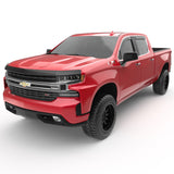 EGR 2019 Chevy 1500 Crew Cab In-Channel Window Visors - Matte EGR Wind Deflectors  AXOPROS
