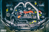 Turbo XS FMIC 2015-2017 Subaru STi - Wrinkle Black Pipes Turbo XS Intercooler Kits  AXOPROS