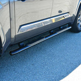 Westin 2022 Toyota Tundra CrewMax PRO TRAXX 4 Oval Nerf Step Bars - Black Westin Nerf Bars  AXOPROS