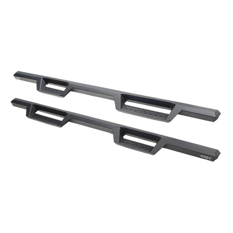 Westin 2019 Chevrolet Silverado / GMC Sierra 1500 Crew Cab Drop Nerf Step Bars - Textured Black Westin Nerf Bars  AXOPROS