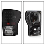 Xtune Toyota Tundra 07-13 LED Tail Lights Black ALT-ON-TTU07-LED-BK SPYDER Tail Lights  AXOPROS