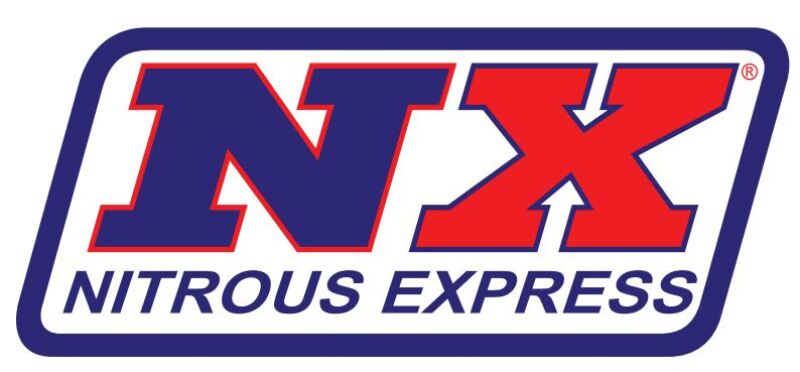 Nitrous Express N2O Flo-Thru Pressure Gauge (0-1500 PSI) 4AN Nitrous Express Gauges  AXOPROS