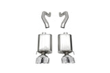 Corsa 06-13 Chevy Corvette C6 Z06 7.0L / 09-13 ZR1 6.2L Polished AxleBack Exhaust w/4.5in Twin Tips CORSA Performance Axle Back  AXOPROS