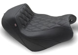 Mustang 15-23 Kawasaki Vulcan S Solo Seat Diamond Stitch - Black Mustang Motorcycle Solo Motorcycle Seats  AXOPROS
