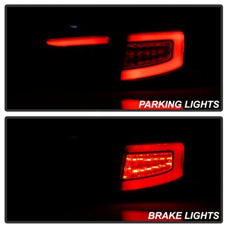 Spyder 08-14 Subara Impreza WRX Hatchback LED Tail Lights Seq Signal Black ALT-YD-SI085D-SEQ-BK SPYDER Tail Lights  AXOPROS