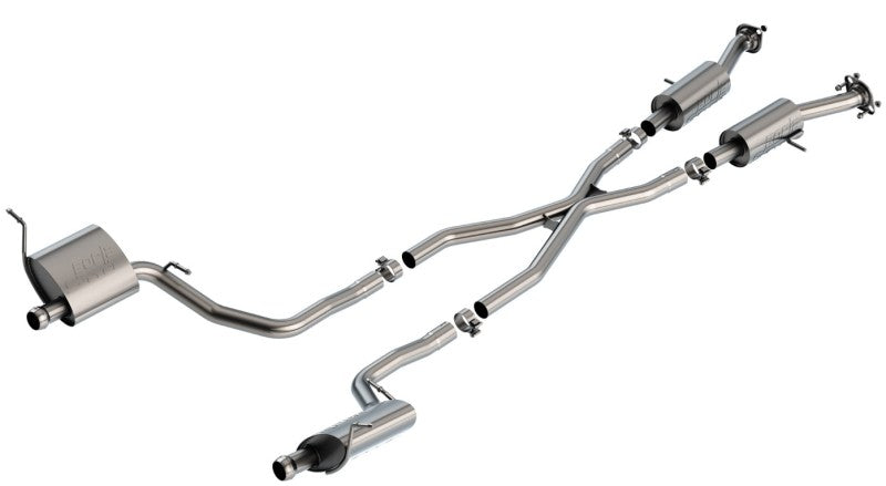 Borla 14-20 Jeep Grand Cherokee High Altitude/Summit 3.6L V6 2/4WD 2.25in S-Type Cat-back Borla Catback  AXOPROS