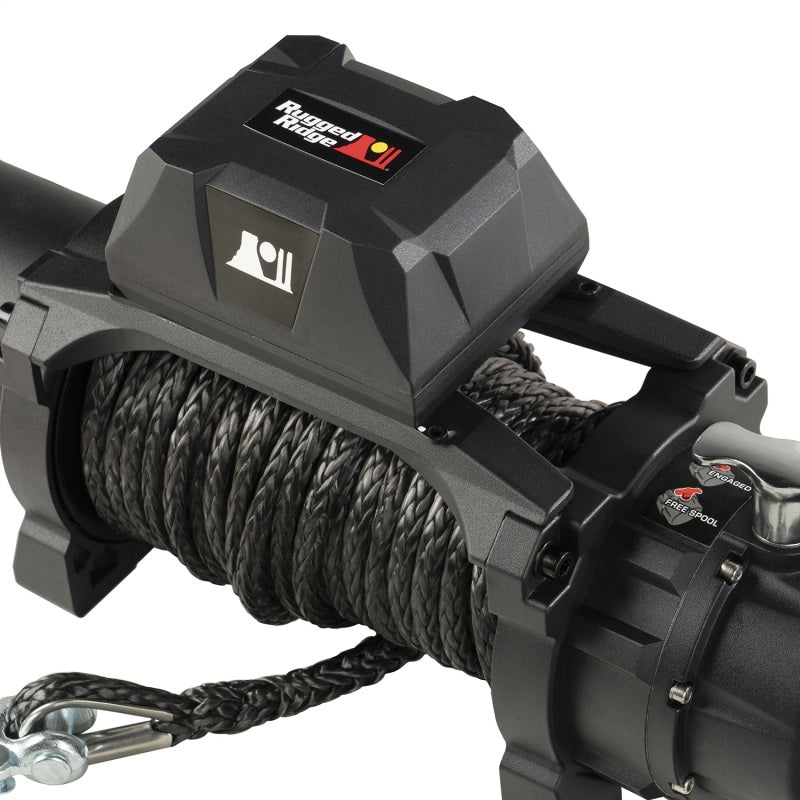 Rugged Ridge Trekker S10 Winch 10000lb Rope Wireless Rugged Ridge Winches  AXOPROS