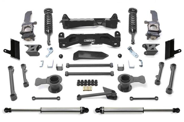 Fabtech 2015-21 Toyota 4Runner 4WD 6in Perf Sys w/Dl 2.5C/O & 2.25 Fabtech Coilovers  AXOPROS