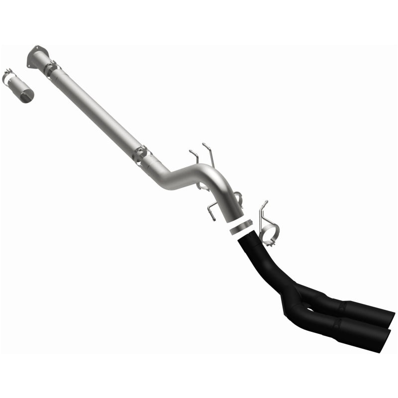 MagnaFlow 08-18 Ford F-250/F-350/F-450 4.6L/6.7 DPF-Back Black 4in Dual Single Rear Exit Magnaflow DPF Back  AXOPROS