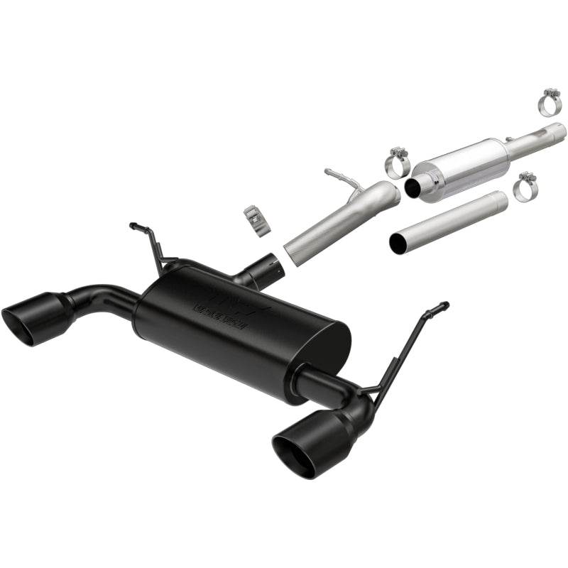 MagnaFlow Cat-Back 12-16 Jeep Wrangler GT 3.6L V6 Black Tips Magnaflow Catback  AXOPROS