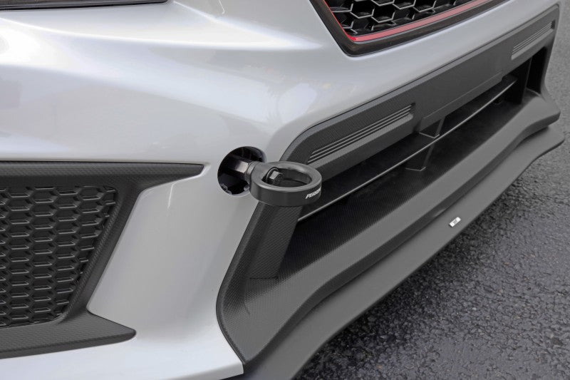 PERRIN 18-21 Subaru WRX & STI / 13-25 BRZ / 17-20 Toyota 86 Tow Hook Kit (Front) - Flat Black Perrin Performance Tow Hooks  AXOPROS