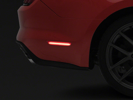 Raxiom Raxiom 15-23 Ford Mustang Axial Series LED Side Marker Lights Rear- Red Sidemarkers & Indicators aftermarket performance part