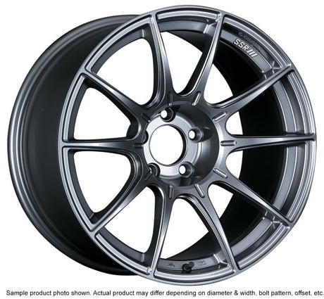 SSR SSR GTX01 18x10.5 5x114.3 15mm Offset Dark Silver Wheel Evo X / G35 / 350z / 370z Wheels - Cast aftermarket performance part