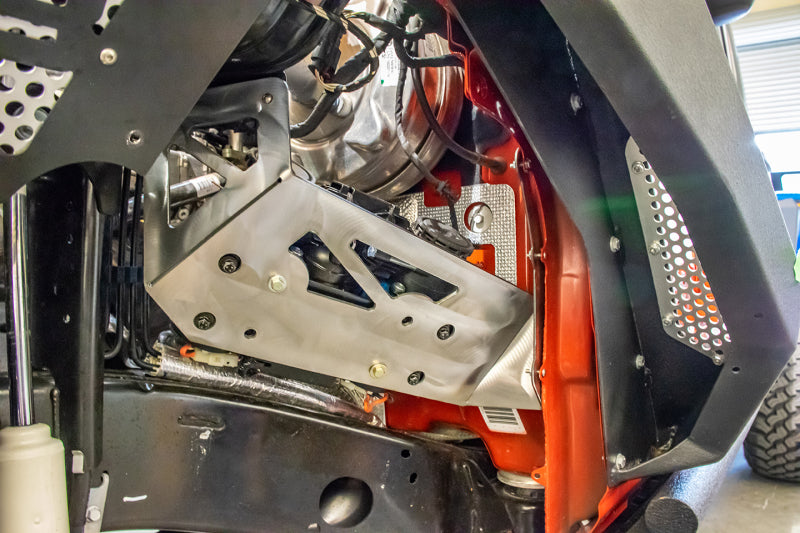 DV8 Offroad 2018+ Jeep JL / JT Engine Bay Compressor Mount DV8 Offroad Air Compressors  AXOPROS