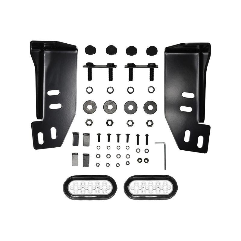 Westin 17-21 Ford F-250/350 HDX Bandit Rear Bumper - Black Westin Bumpers - Steel  AXOPROS