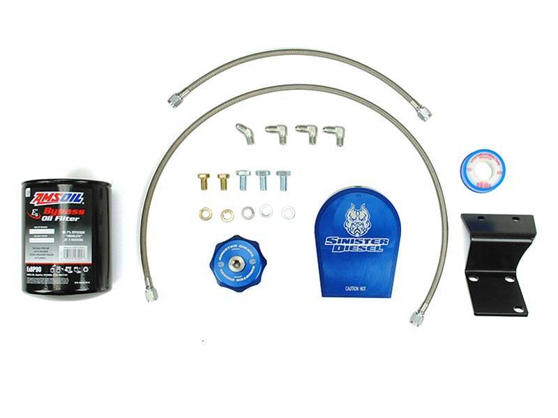 Sinister Diesel 13-20 Ram 2500/3500 6.7L Cummins Bypass Oil Filter System Sinister Diesel Oil Filter Other  AXOPROS