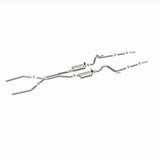 MagnaFlow Sys C/B 64-66 Ford Mustang 2.5inch Magnaflow Catback  AXOPROS
