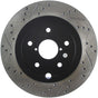 StopTech 08+ Subaru STI (Will Not Fit 05-07) Slotted & Drilled Sport Brake Rotor Stoptech Brake Rotors - Slot & Drilled  AXOPROS