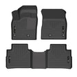 Husky Liners 21-22 Nissan Rogue WeatherBeater Front & 2nd Seat Floor Liners - Black Husky Liners Floor Mats - Rubber  AXOPROS