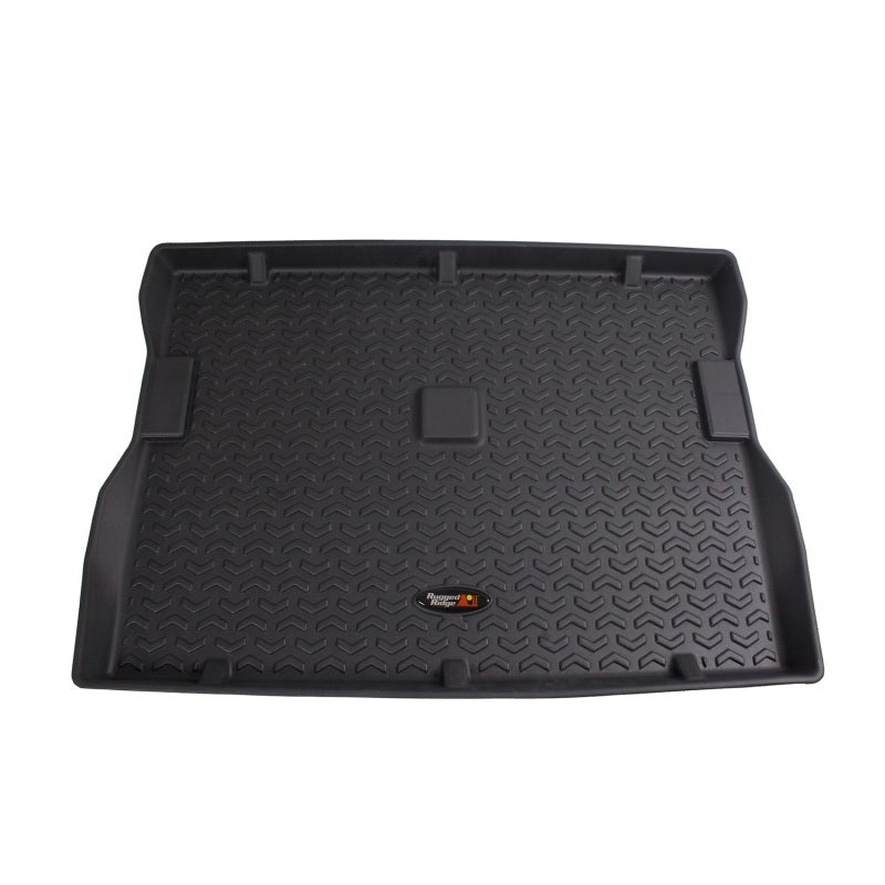 Rugged Ridge Floor Liner Cargo Black 1976-1986 Jeep CJ-7 / 87-95 Jeep Wrangler YJ Rugged Ridge Floor Mats - Rubber  AXOPROS