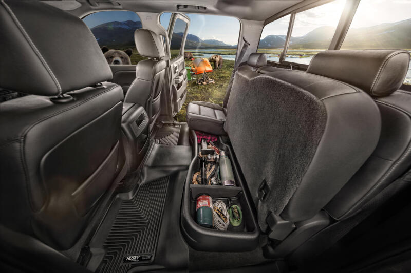 Husky Liners 2014 Chevrolet/GMC Silverado/Sierra 1500 Ext Cab Pickup Husky Underseat GearBox Storage Husky Liners Tool Storage  AXOPROS