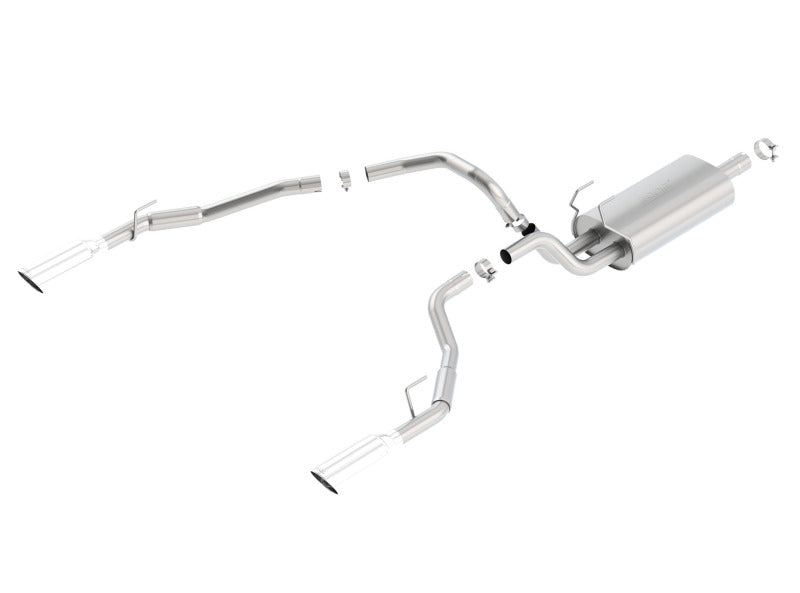 Borla Cat-Back Touring 09-15 Ram 1500 5.7L EC SB Truck Single Spilt Rear Exit Through Bumper Borla Catback  AXOPROS
