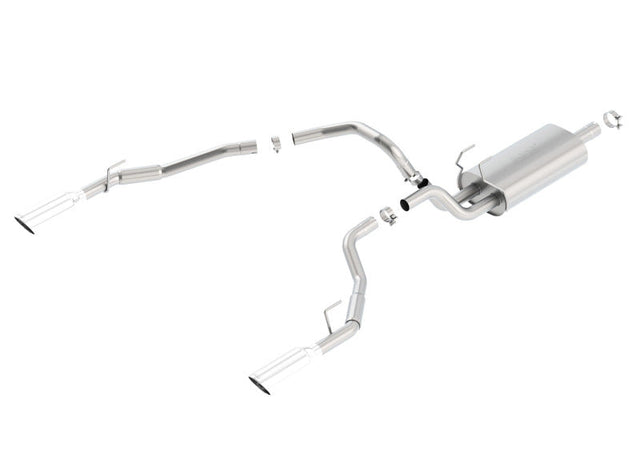 Borla Cat-Back Touring 09-15 Ram 1500 5.7L EC SB Truck Single Spilt Rear Exit Through Bumper Borla Catback  AXOPROS