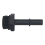 DeatschWerks 10AN ORB Male to 3/8in Male EFI Quick Connect Adapter - Anodized Matte Black DeatschWerks Fuel Components Misc  AXOPROS